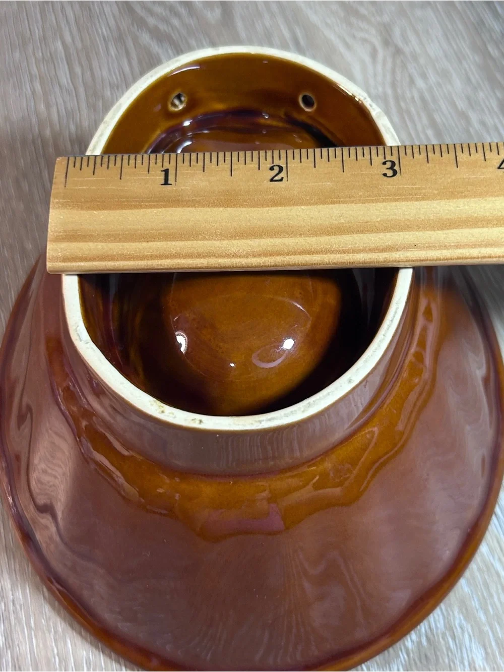 🍮 Williams Sonoma Brown Ceramic Pineapple Mold / Decorative Wall Hanging Bowl